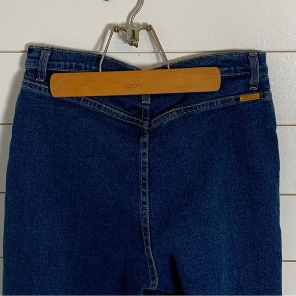 Jordache vintage 80s high rise straight leg mom boyfriend jeans size 14 - Picture 5 of 10